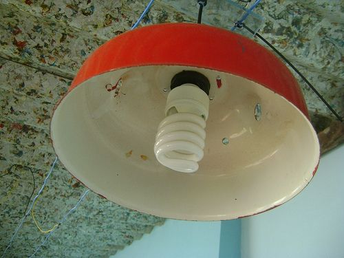 Old Floor Polisher Lamp
