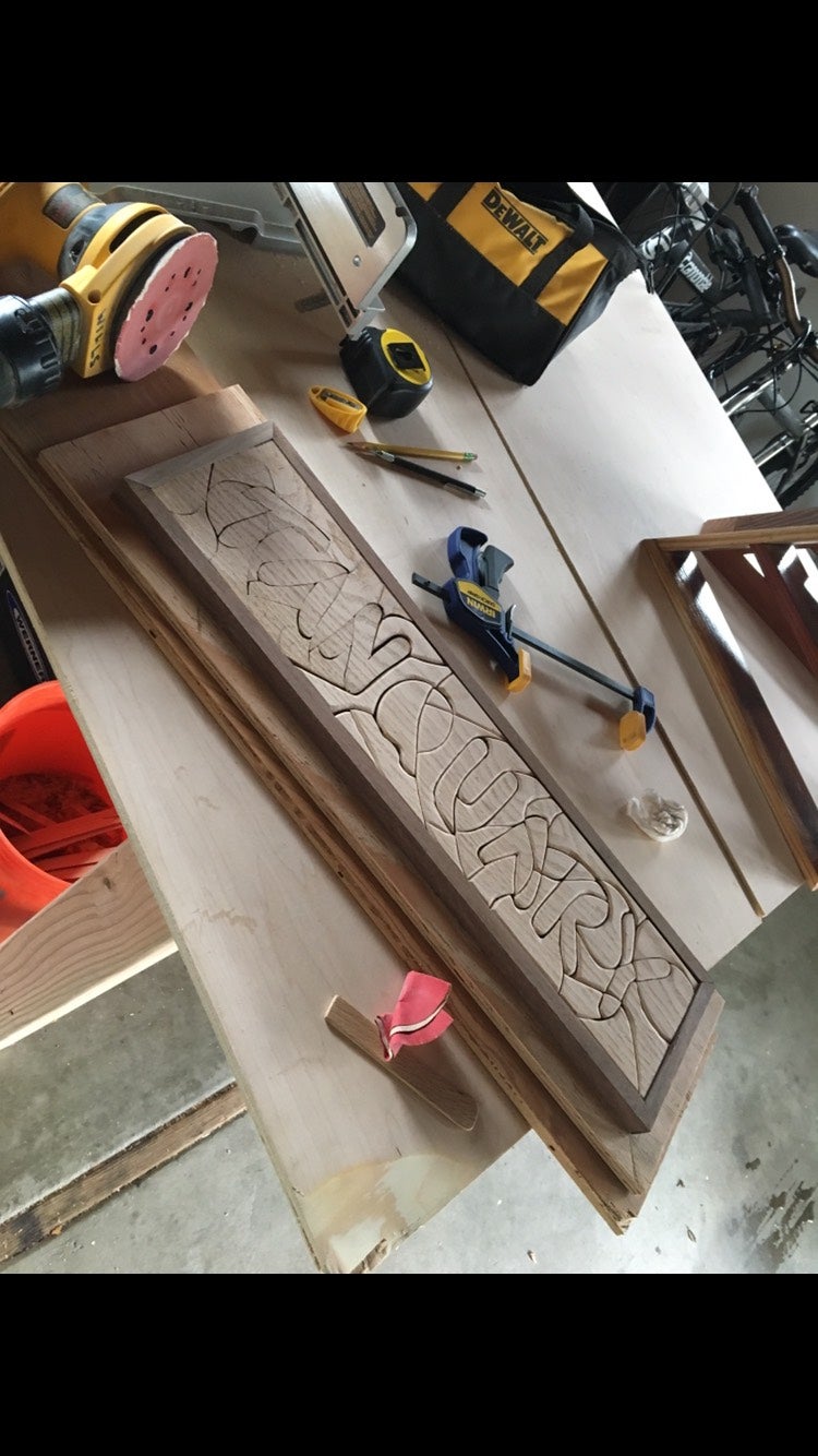 Sanding the Pieces