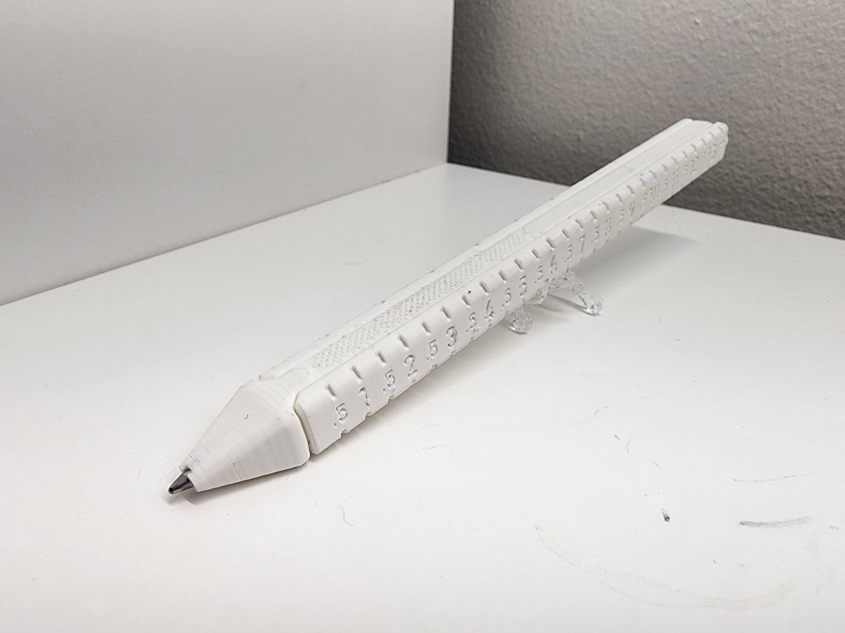 Make Your Own Pen With a BuiltIn Ruler 4 Steps (with Pictures