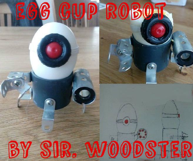 Robot Egg Cup 