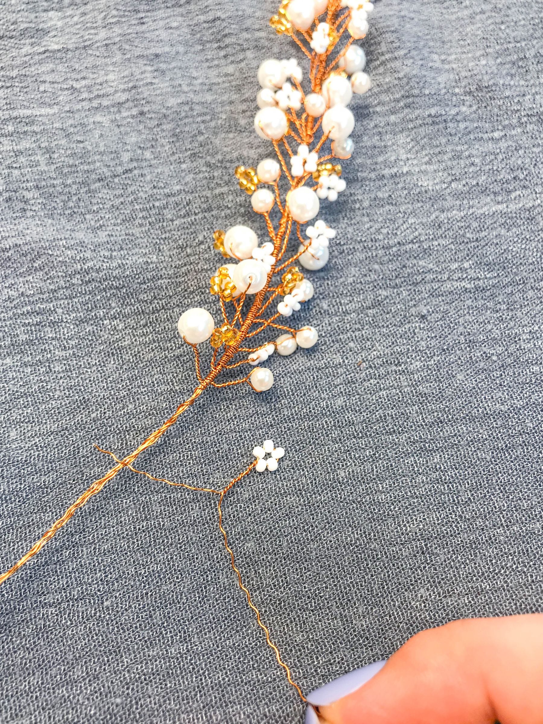Hand Beaded Hair Vine 6 Steps (with Pictures) Instructables