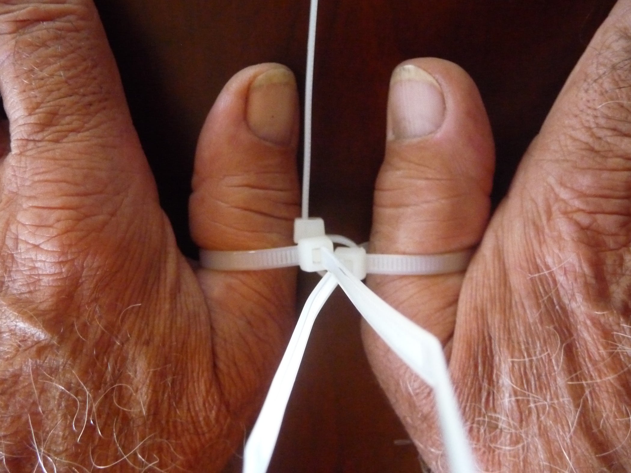 Zip Tie Thumb Cuffs 3 Steps Instructables