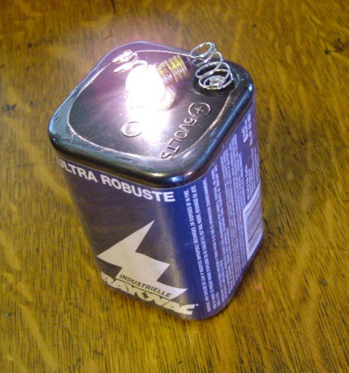 6v Railroad Lantern Battery Emergency Lighting