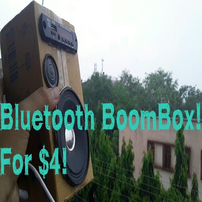 USB Bluetooth BoomBox For $4!