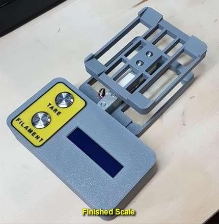 Arduino Digital Filament Scale (Display Remaining Filament on a Spool)
