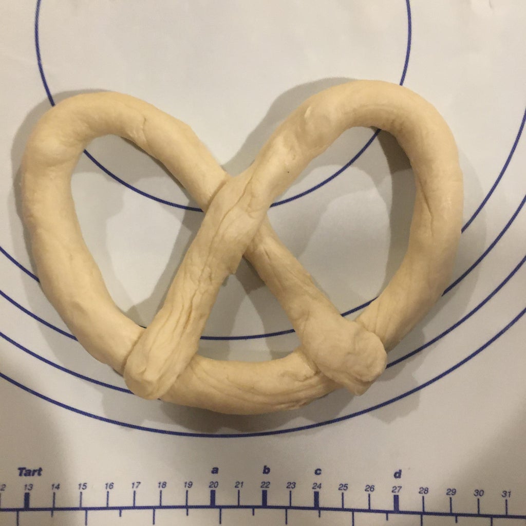 Homemade Pretzel Shapes With Sauces 3 Steps (with Pictures