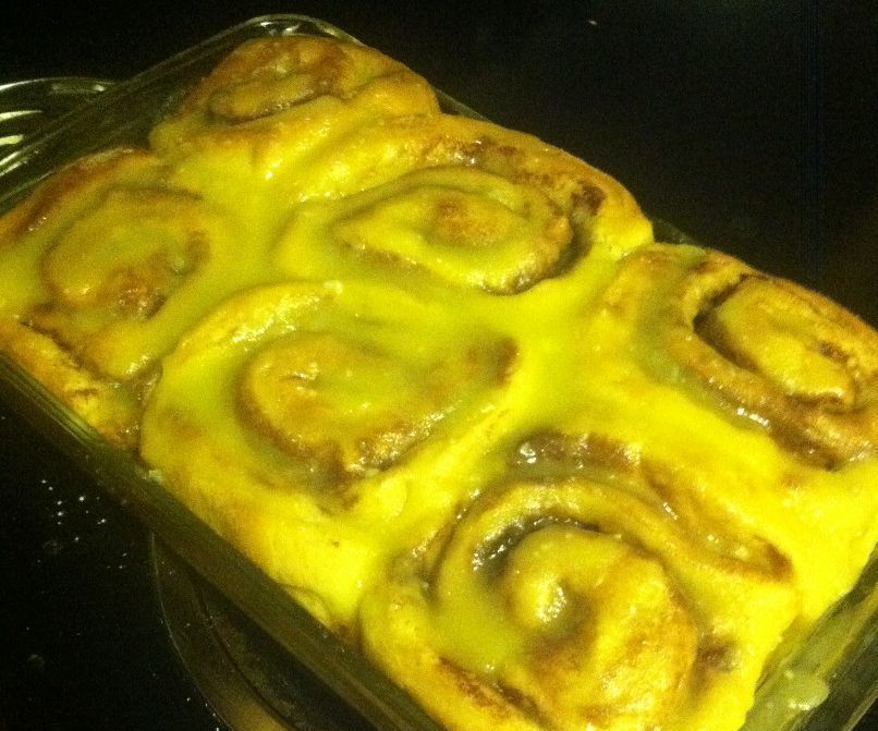 BBQ Chili and Cinnamon Rolls