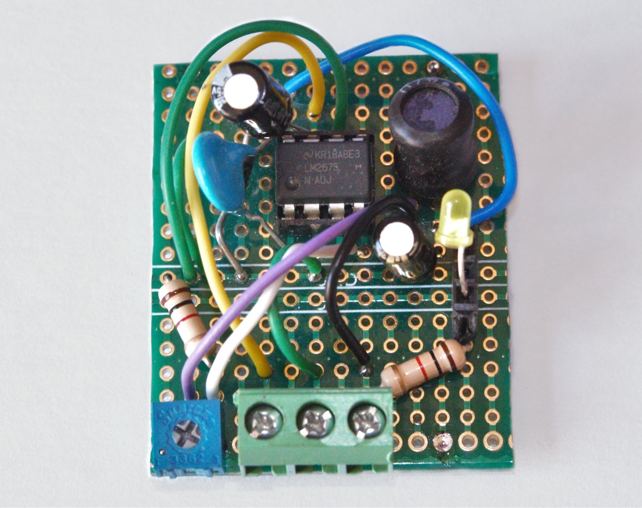 Super Efficient Buck Convertor 5V 1A Arduino Power Supply : 4 Steps ...