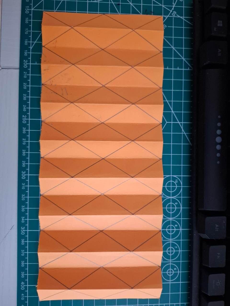 Draw the Diamond Grid and Fold