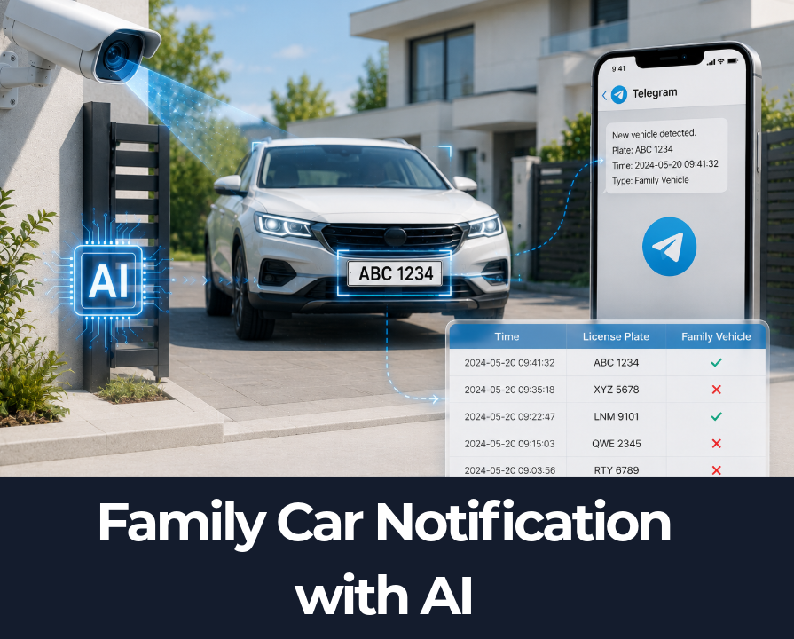 Family Car Notification & Logging With AI