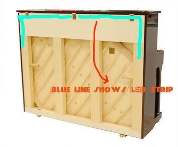 Install the RGB LED Lights on the Piano...