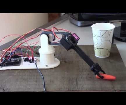 3-D Printed Arduino Robot Arm