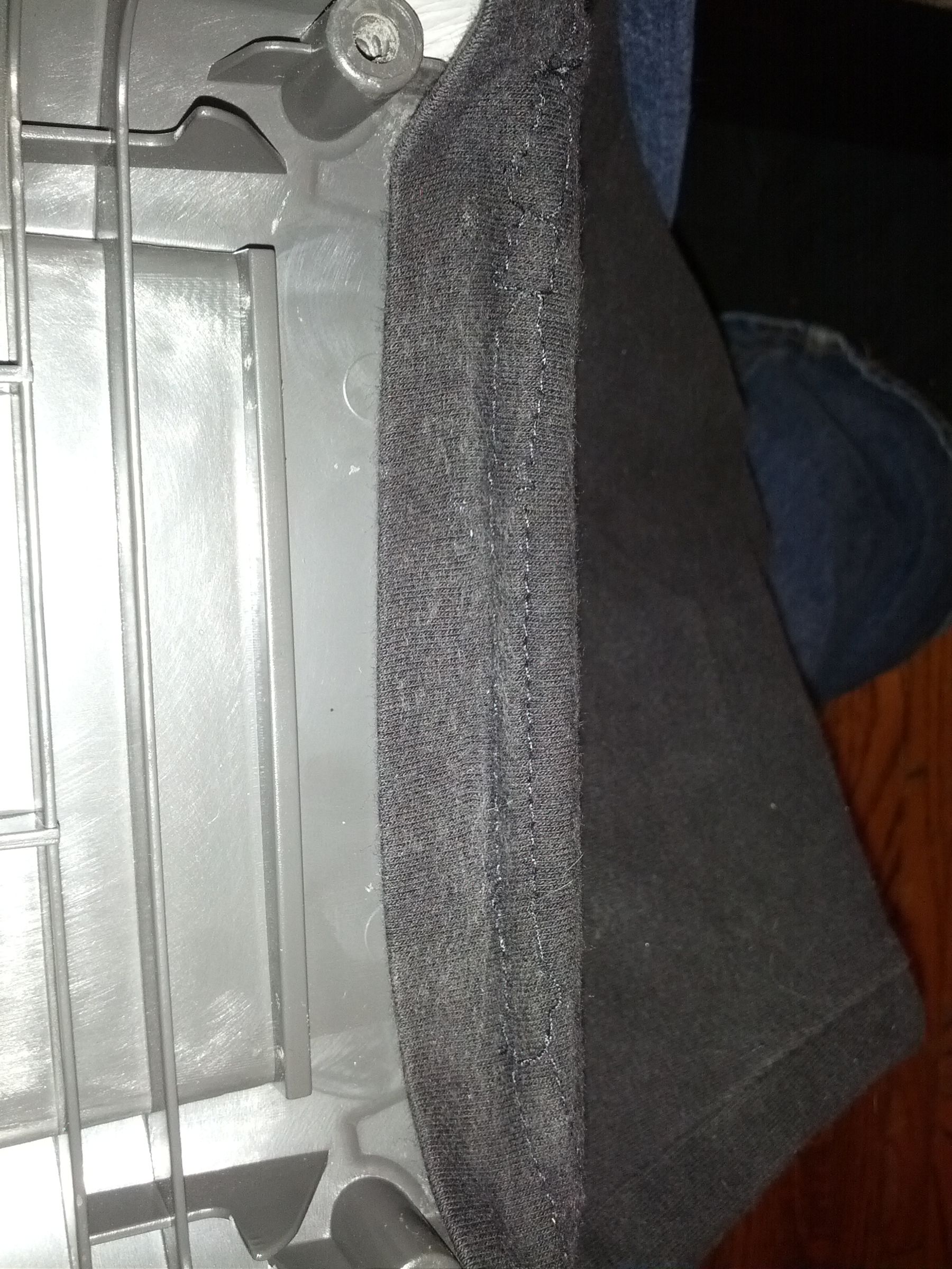 Reupholster Center Armrest With Old Clothes 4 Steps Instructables