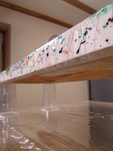 Resin on Artwork
