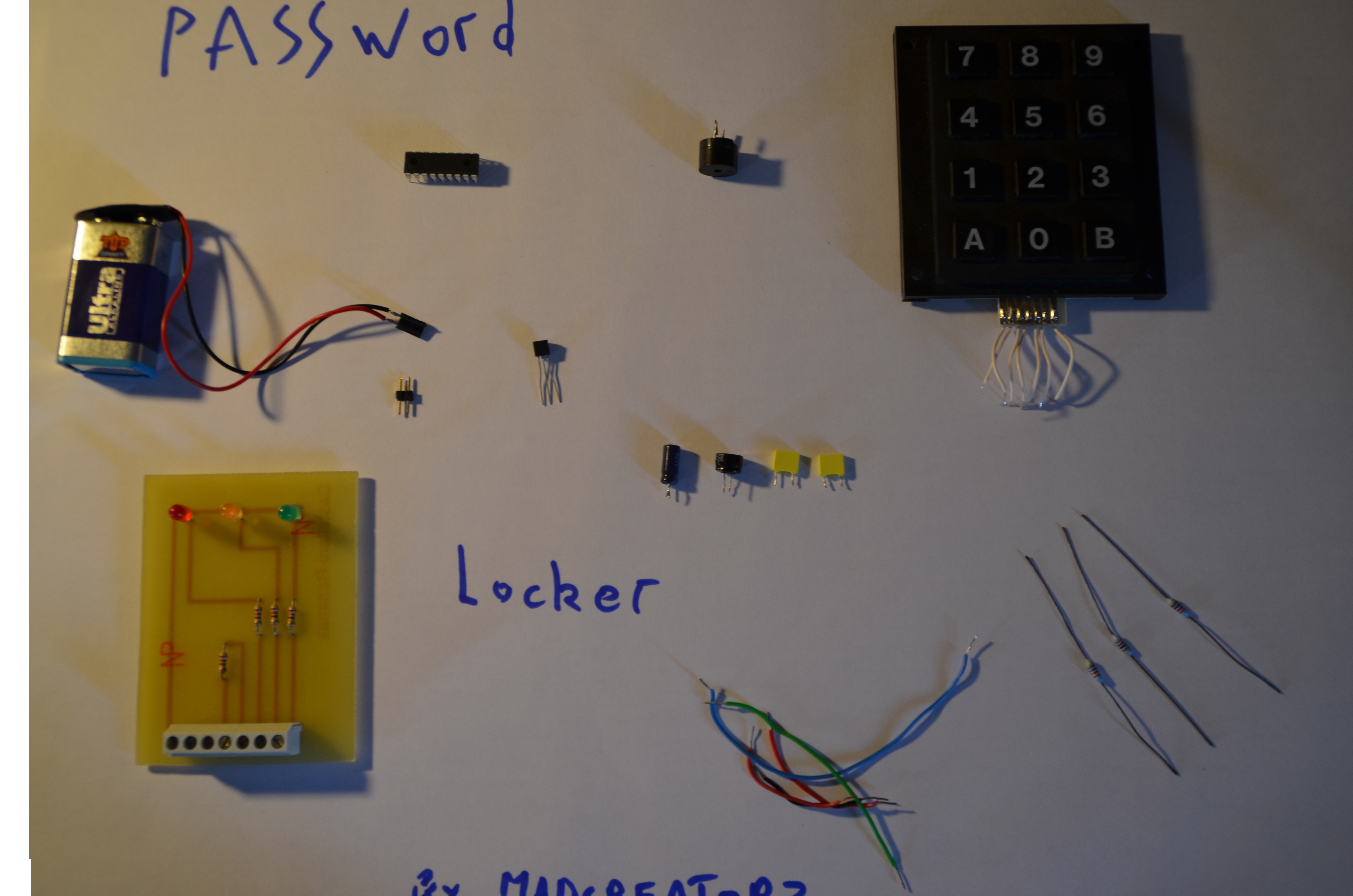 Microcontroller's Based Password Locker
