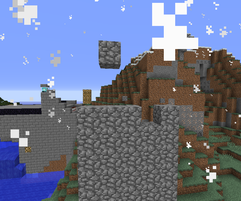 Self-regenerating Wall in Minecraft