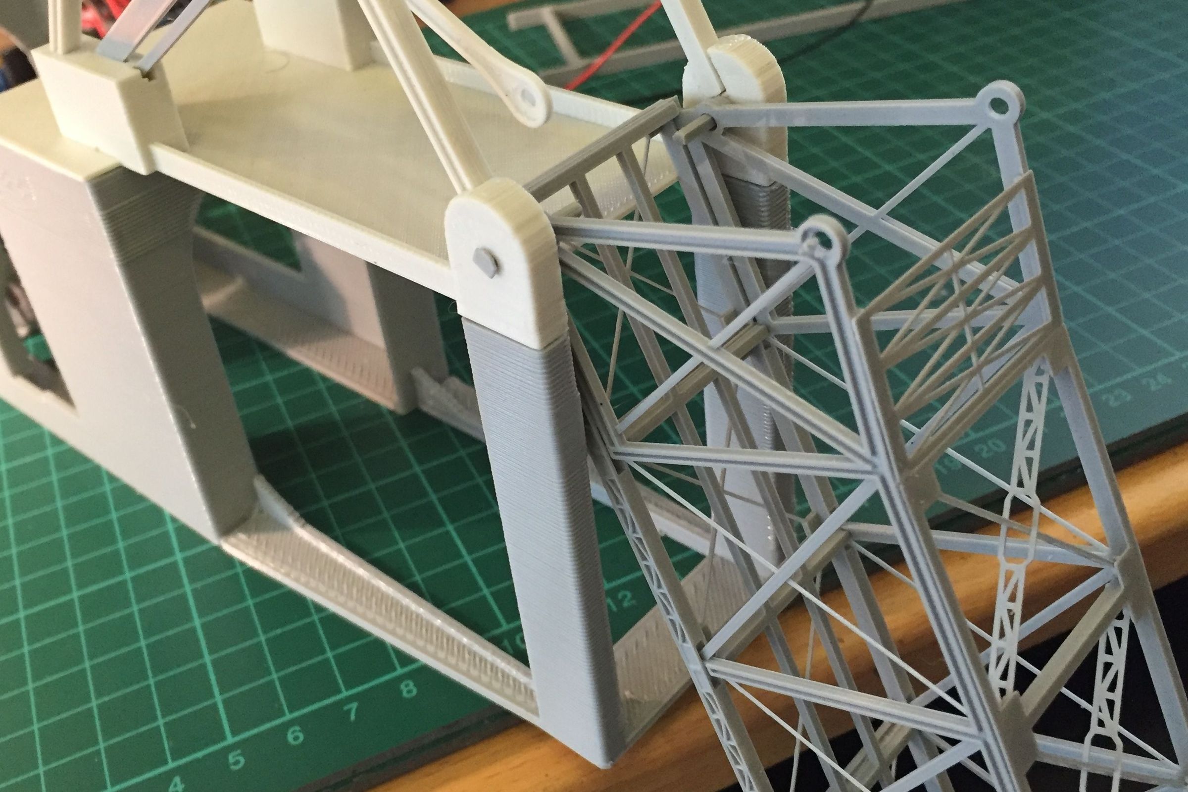 Building a 1:160 (N) Scale Model of a Bascule Style Railroad Draw ...