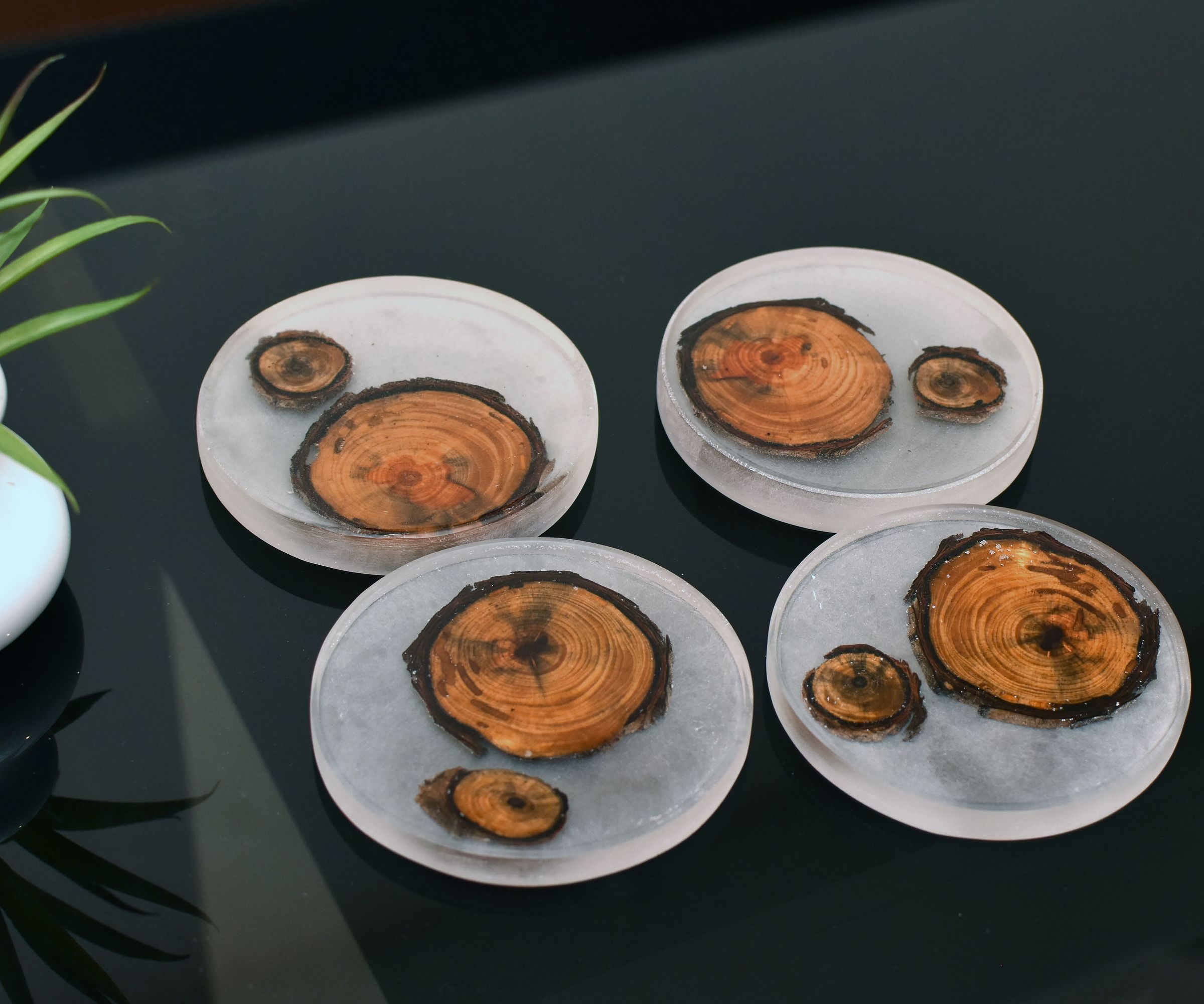 DIY WOOD & RESIN COASTERS 