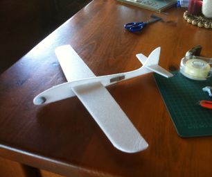 Kids Home Made Glider Using Depron Foam