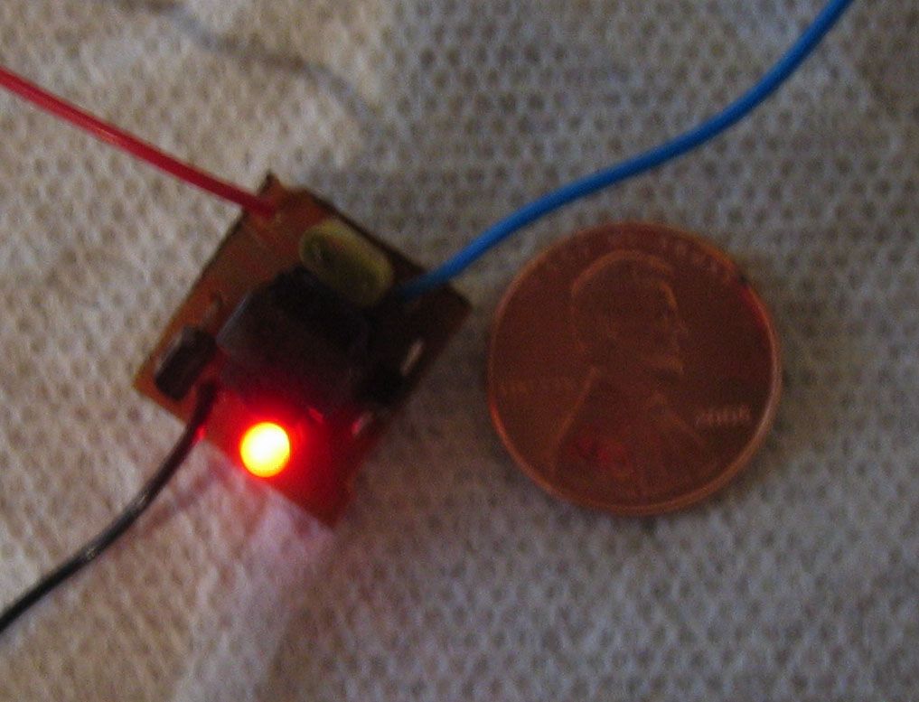World's Smallest Electronic Shocker W/LED-PCB Mounted