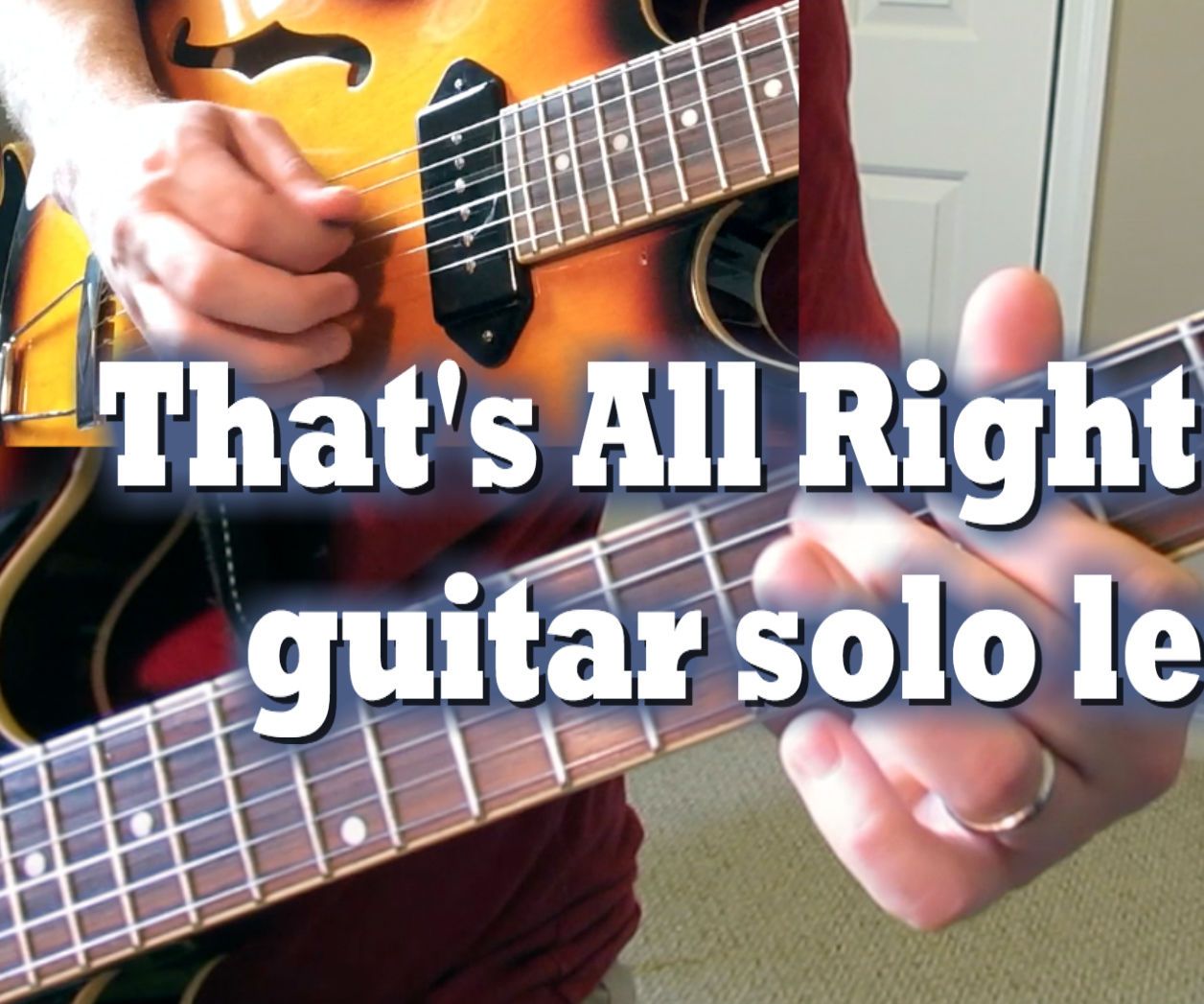 That's All Right Mama Guitar Solo Lesson