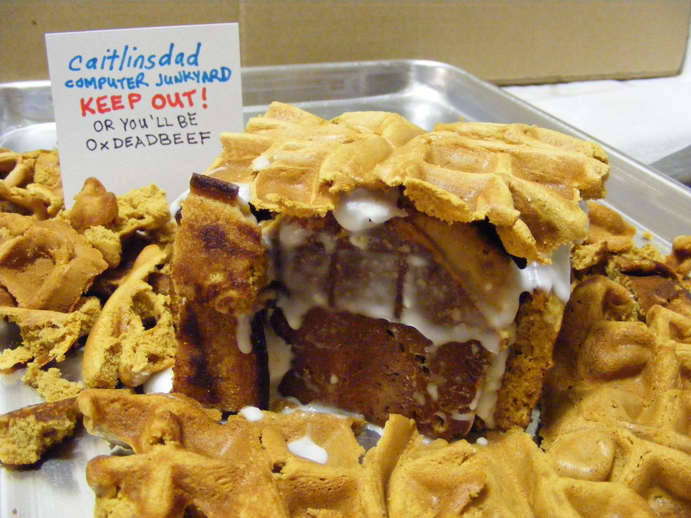 Gingerbread Pancake and Waffle House (Kiteman's Shed) (with Pictures