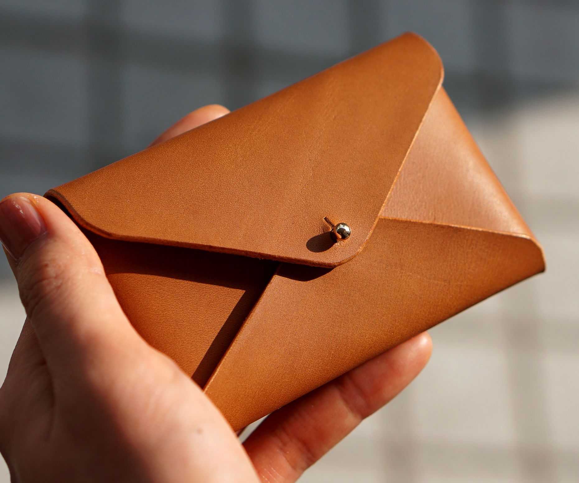 A Simple Leather Card Case