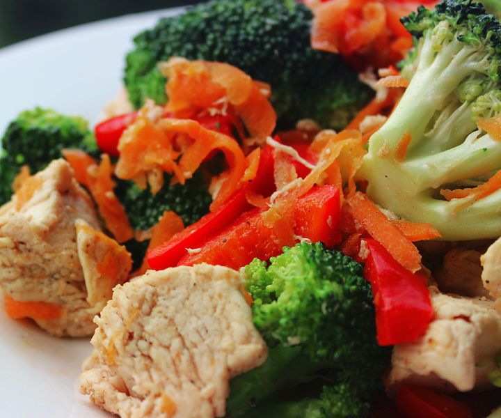 Easy Chicken Vegetable Mix - Healthy Recipes