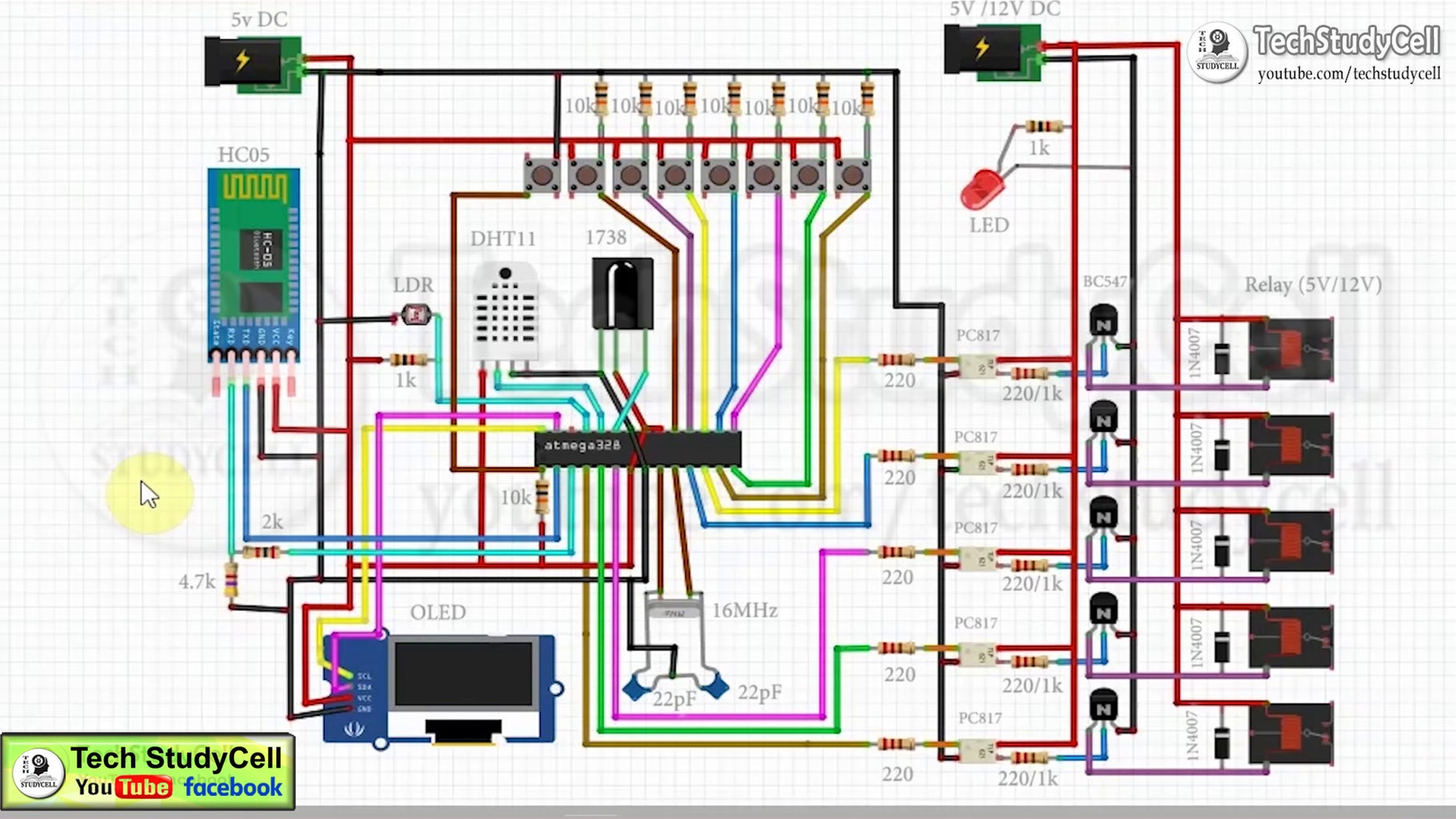 How to Make Smart Home Using Arduino Control Relay Module | Home ...