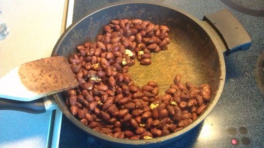 Add the Dryed Almonds