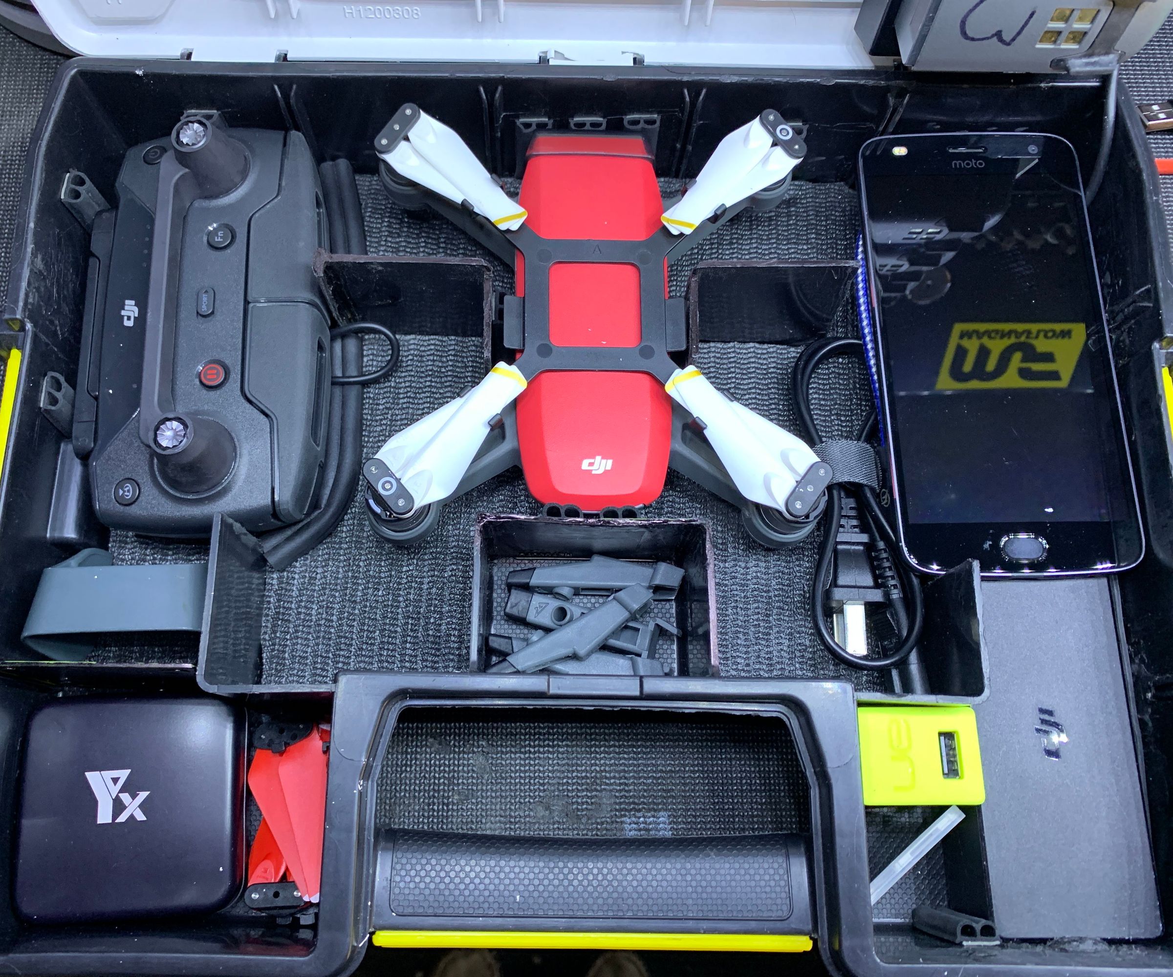 Drone Hard Case With Charger 