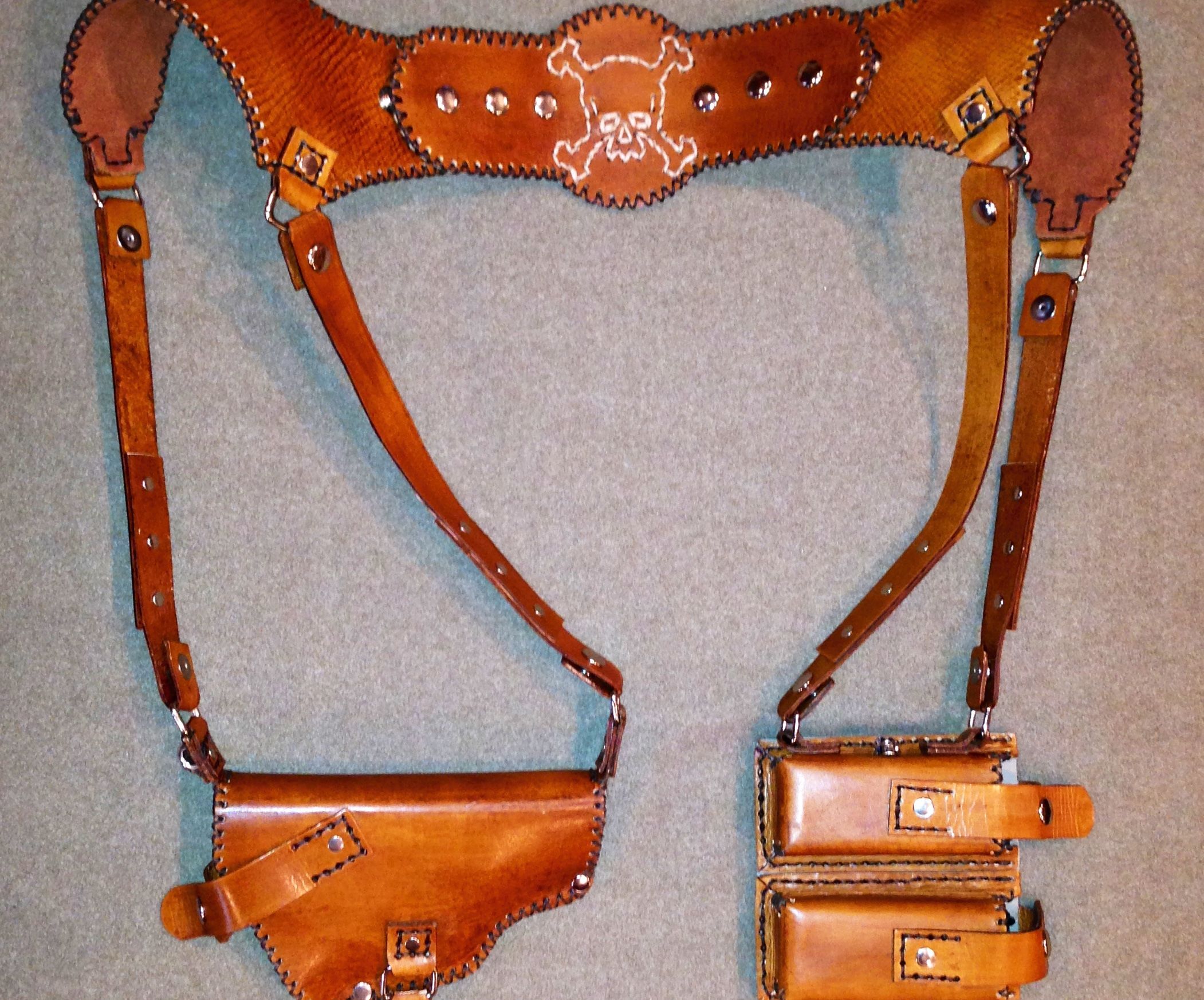 Tandy Leather - Shoulder Holster Made With Basic Tools