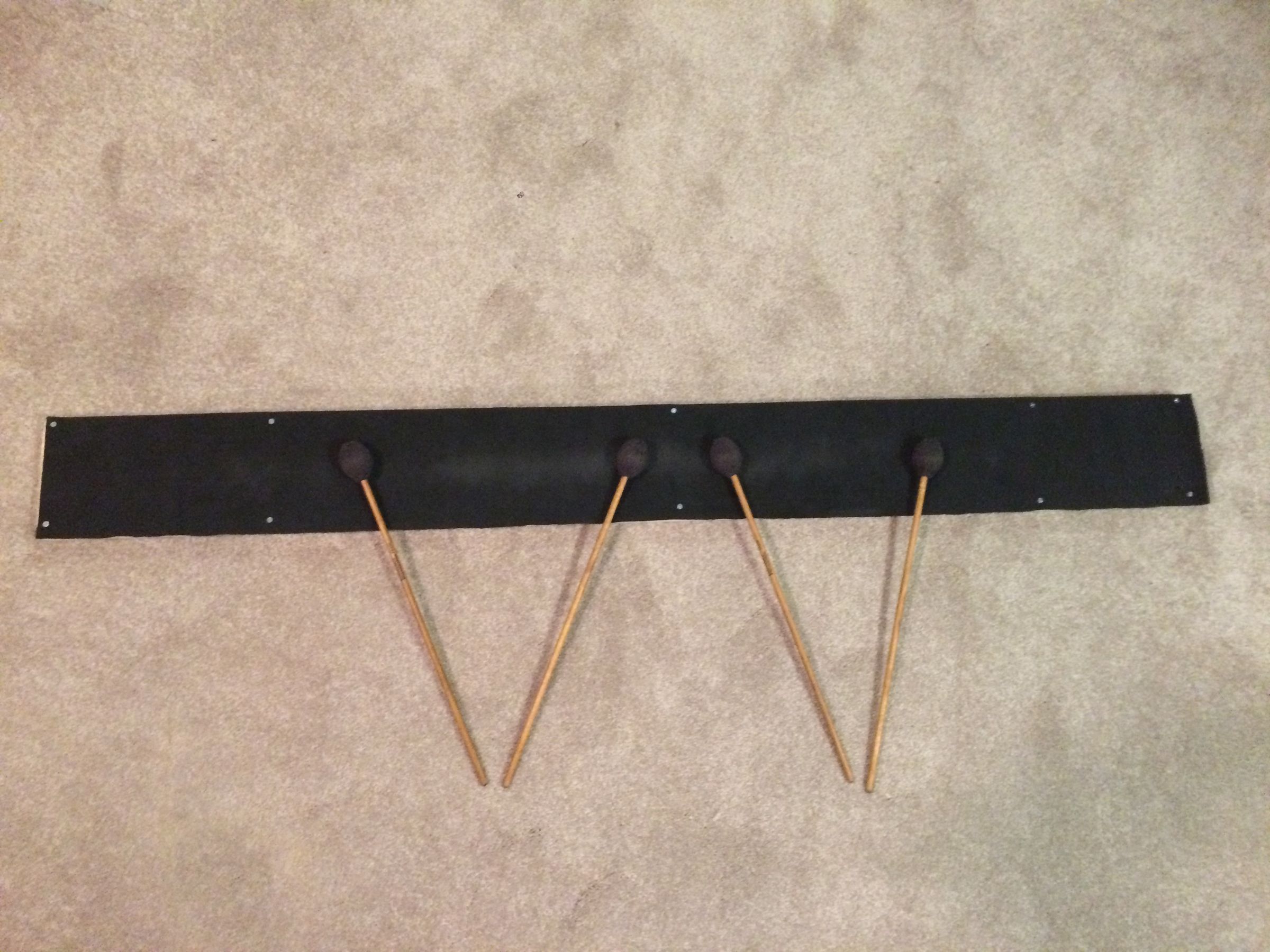 Percussion Mallet Practice Pad 4 Steps Instructables