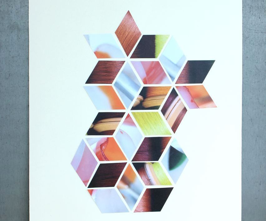 DIY Geometric Poster
