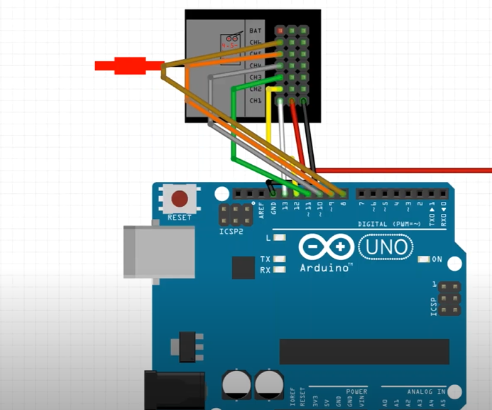 Getting Value From FlySky With Arduino to Control