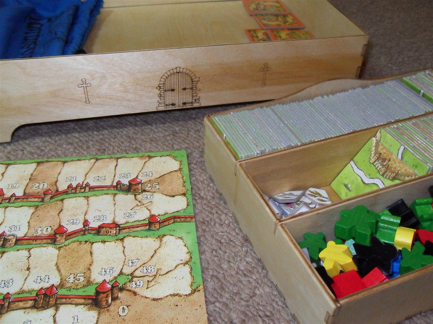 Themed Carcassonne Storage Chest
