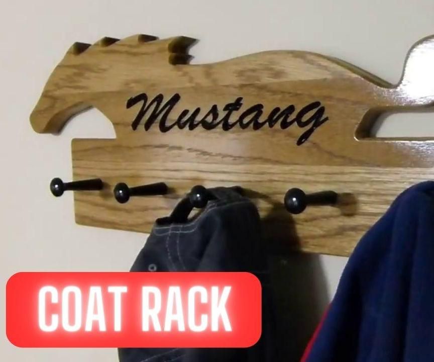 Mustang Pony Coat Rack