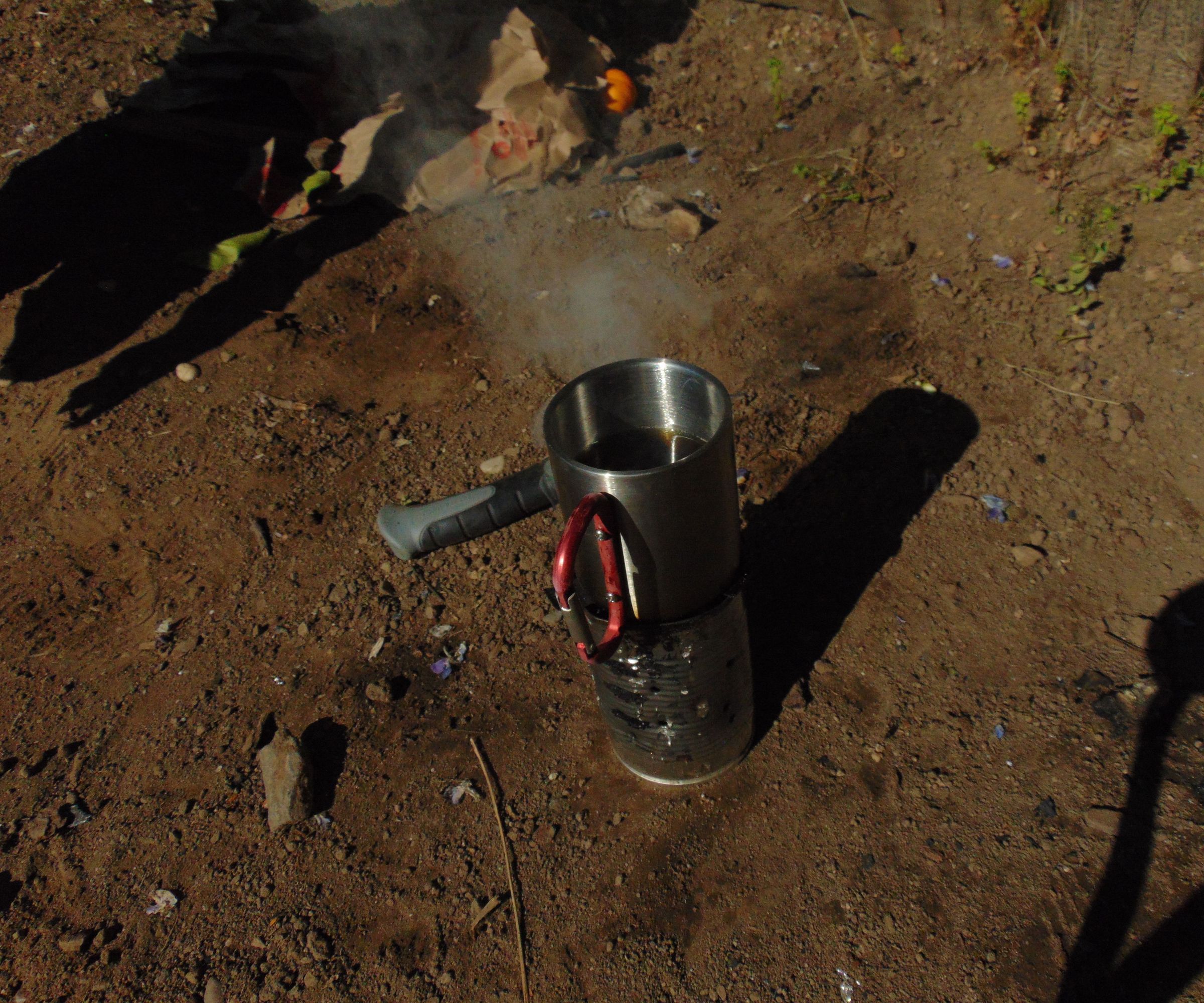 DIY Camping Stove Out of Bean Cans 