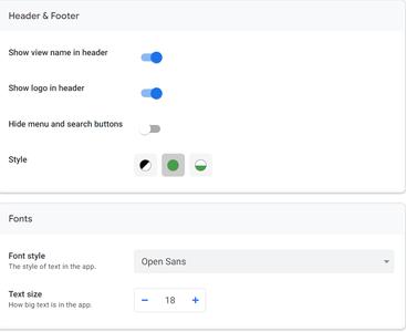 Change the Themes and Brand of the App