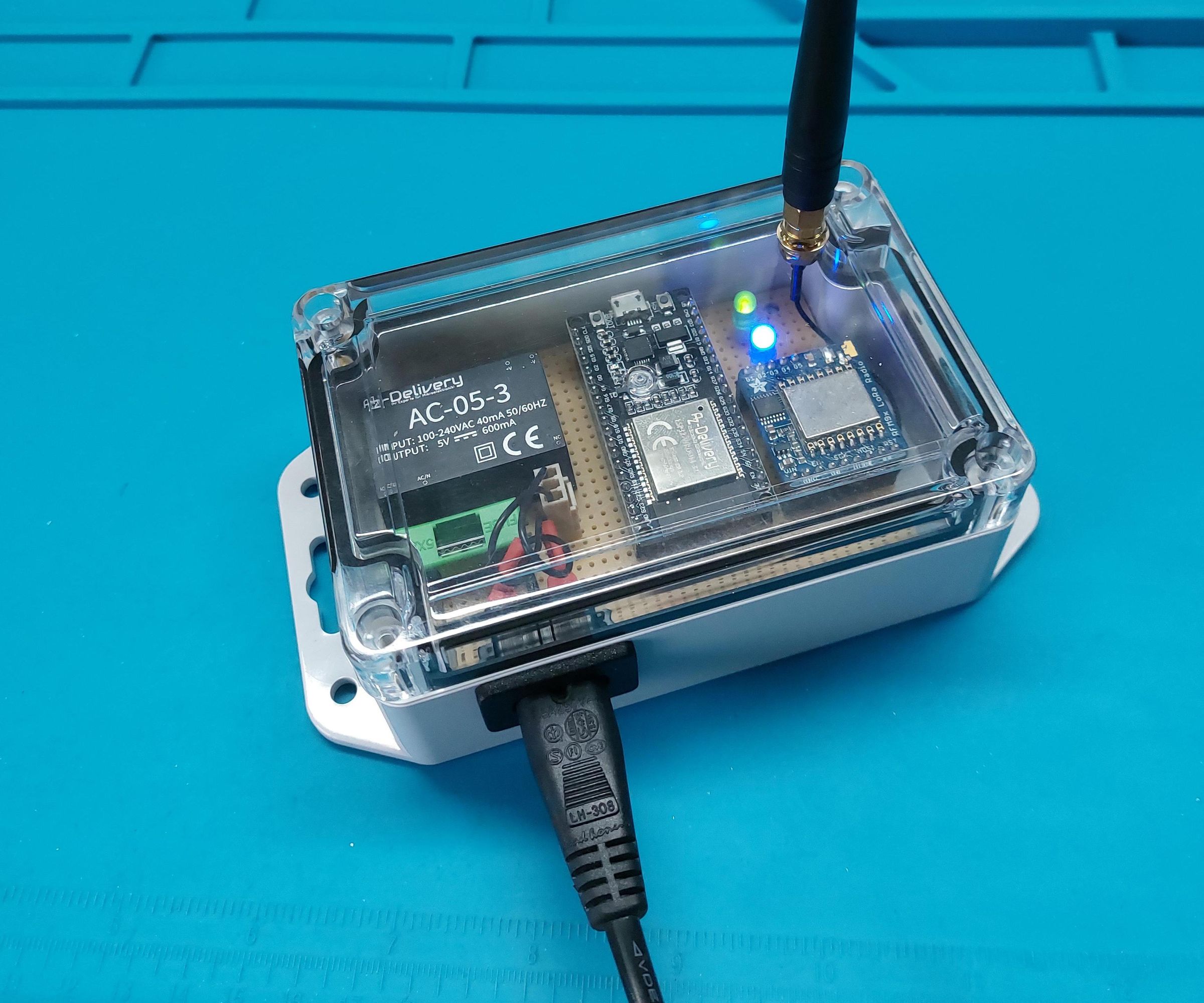 Remote-controlled Lora Room Thermostats