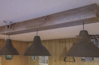 Farmhouse Rustic Pool Table Light With Recycled Reclaimed