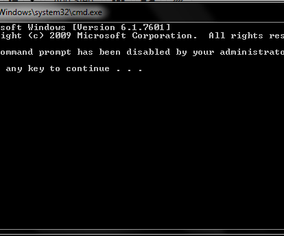 "Unblock" CMD
