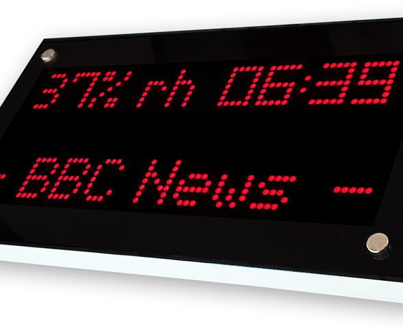 ESP32 LED Matrix WIFI Ticker Display