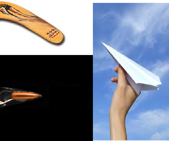 Bullet & Boomerang Plane