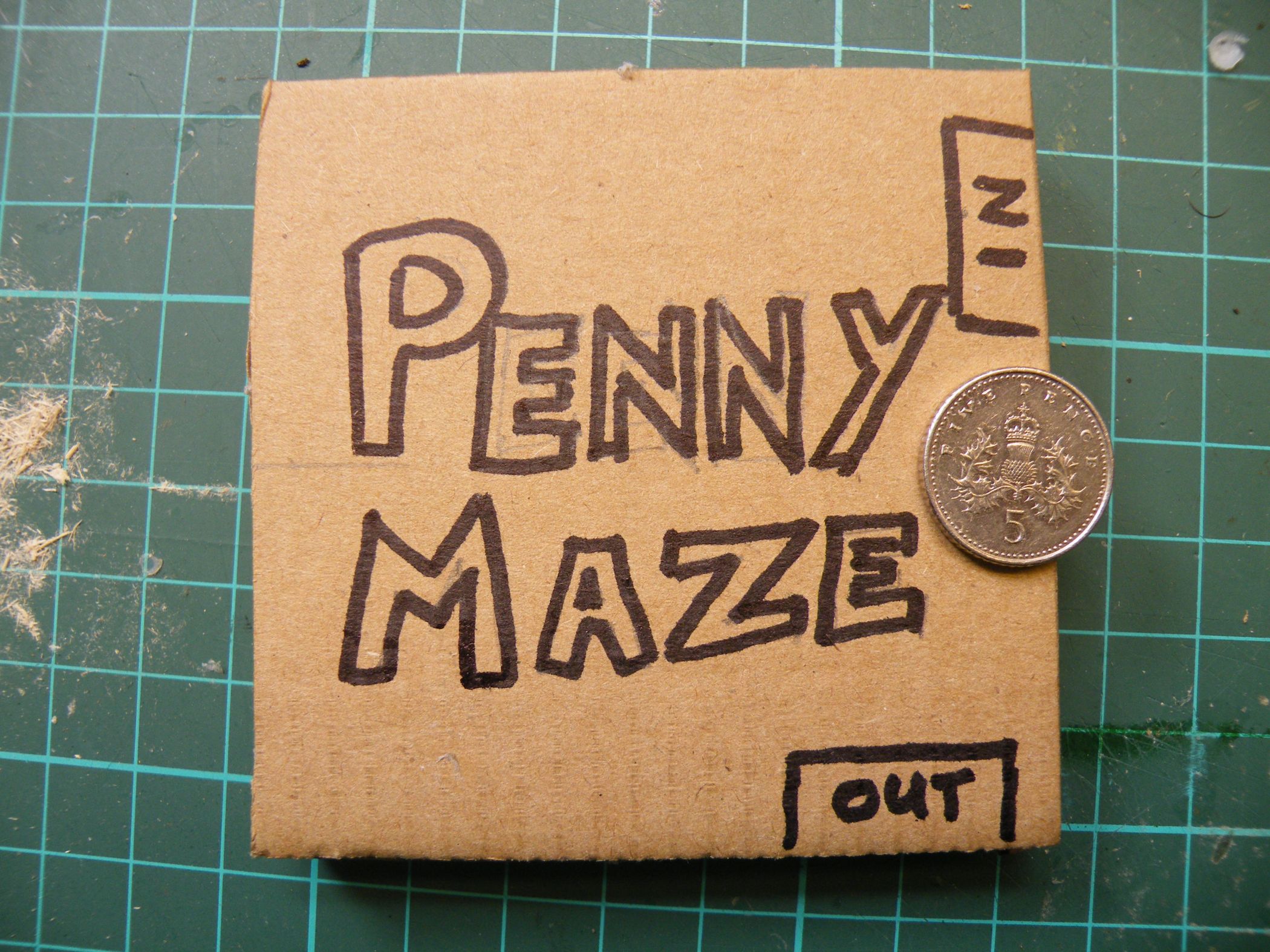 Penny Maze: the Slideshow. - Instructables