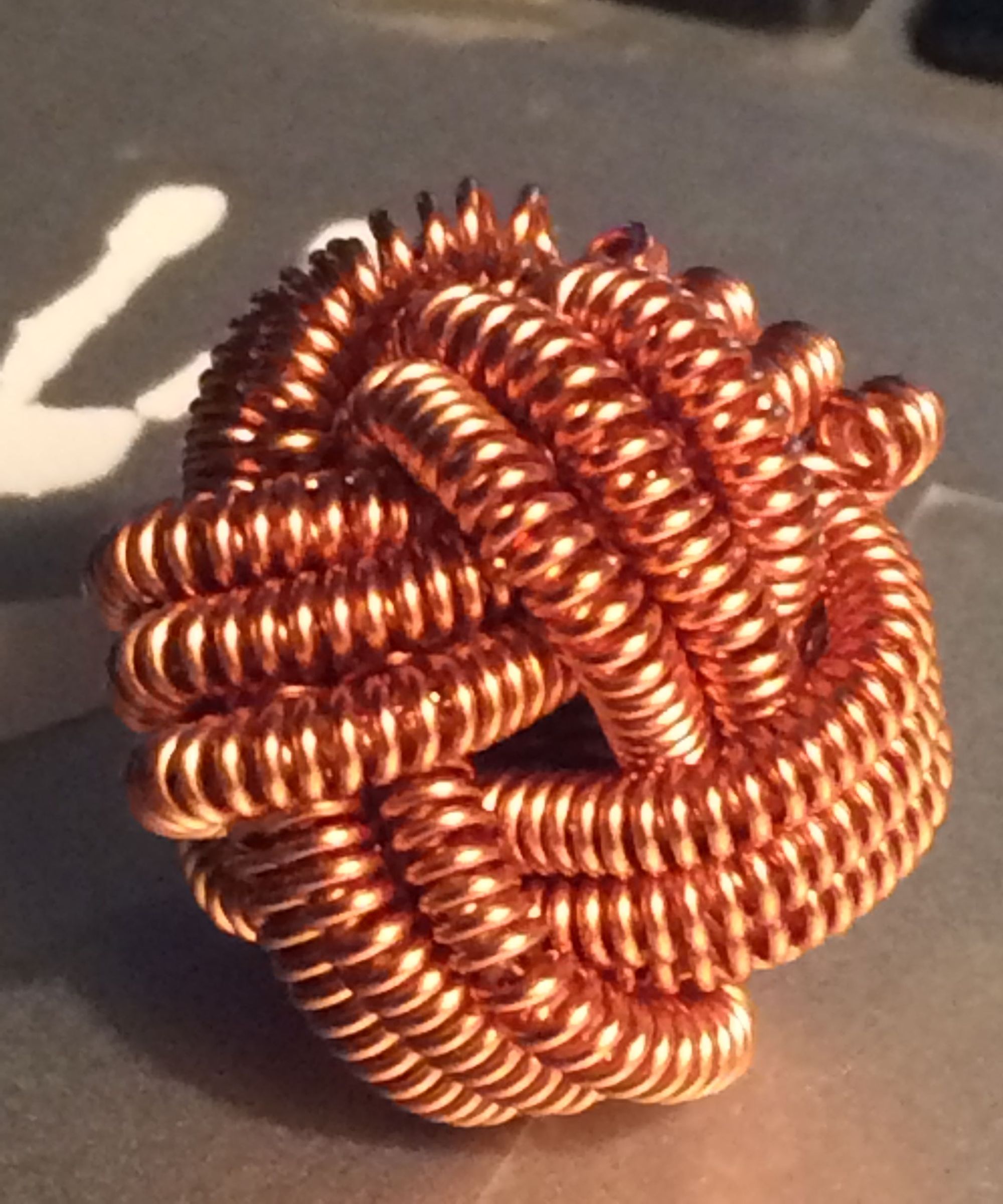 Spring Wire Turks Head (Like a Monkey Fist)