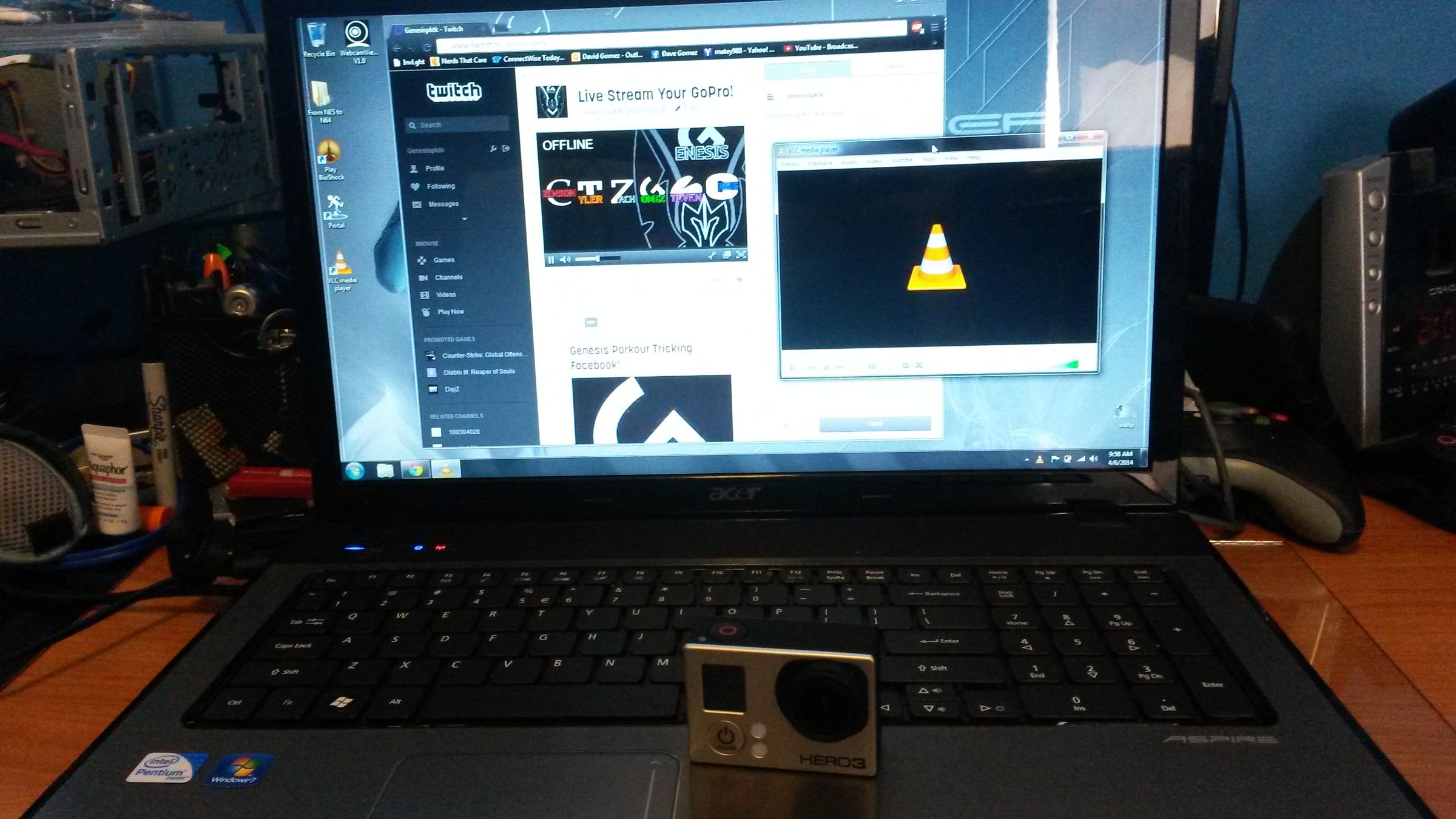 Streaming Twitch on Your Gopro WIRELESSLY!