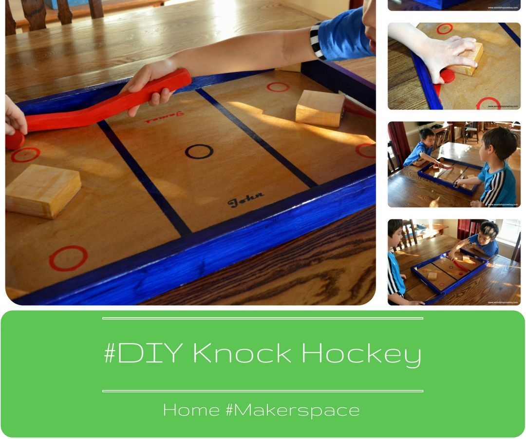 DIY Knock Hockey Game
