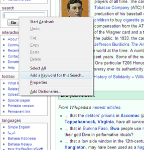 Searching With Keyword Bookmarks