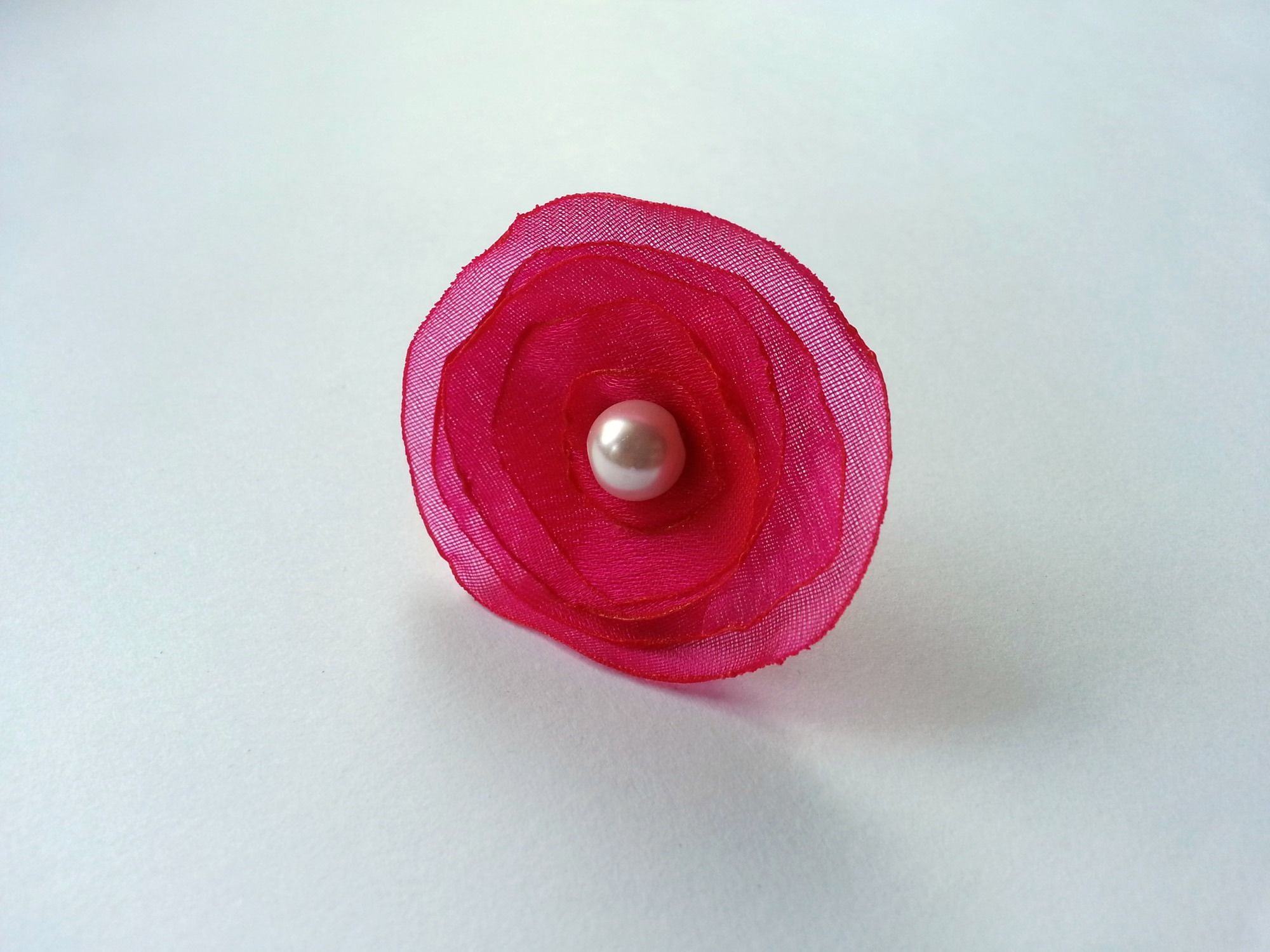 DIY Fabric Flower Ring 6 Steps (with Pictures) Instructables